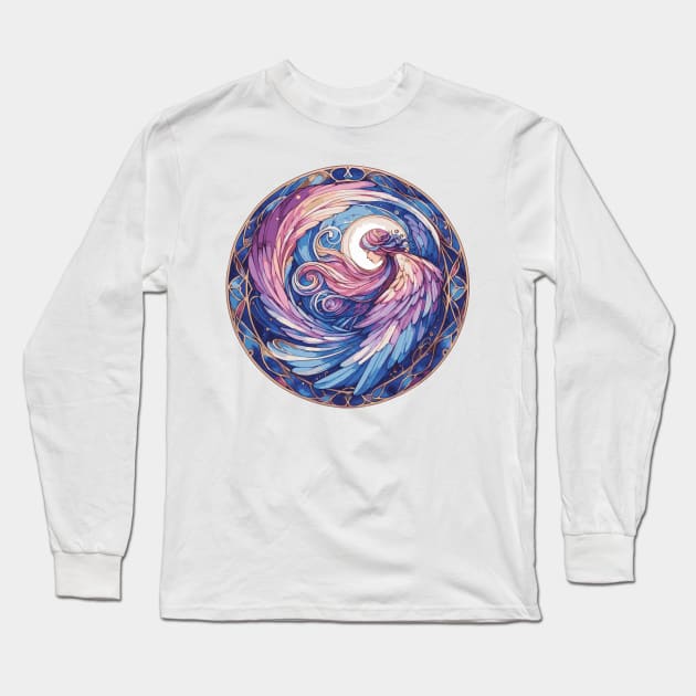 Beautiful Guardian Angel Long Sleeve T-Shirt by Heartsake